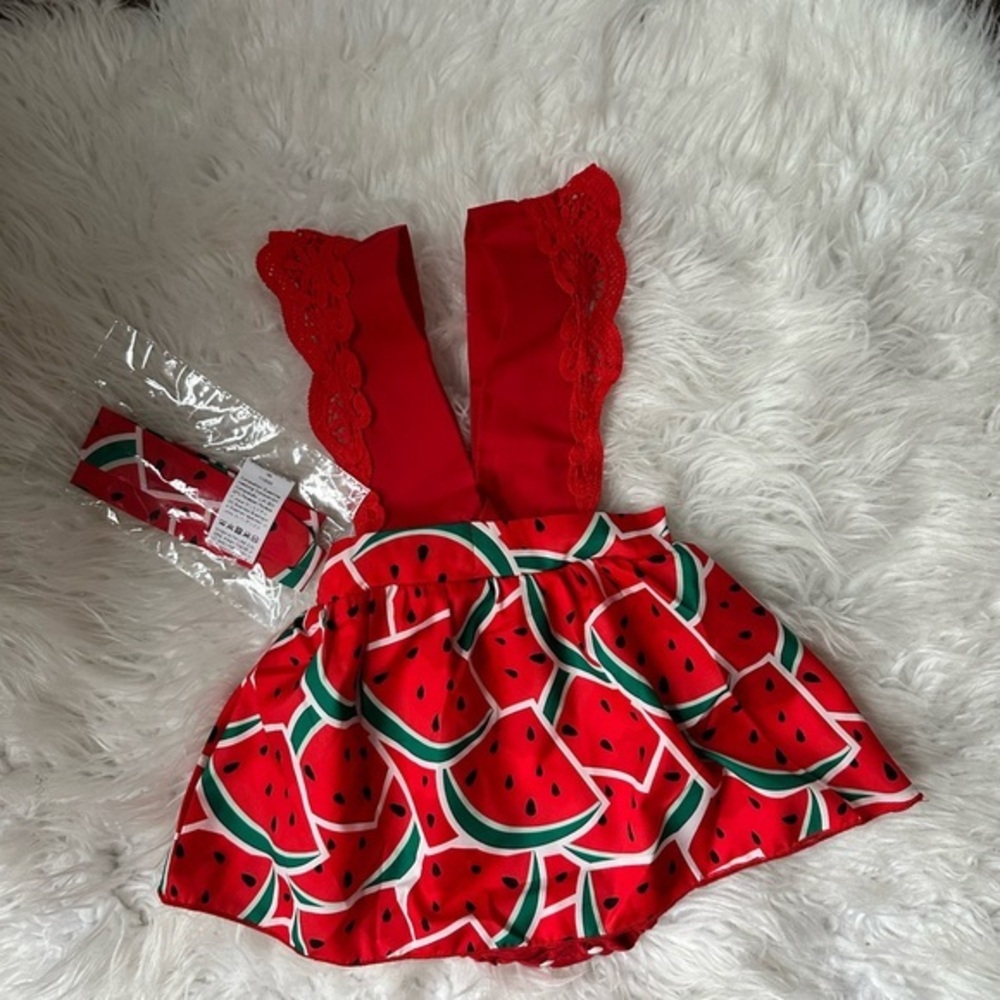 SHEIN watermelon romper